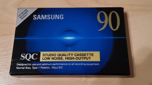 Zdjęcie oferty: Kaseta magnetofonowa Samsung SQC-90