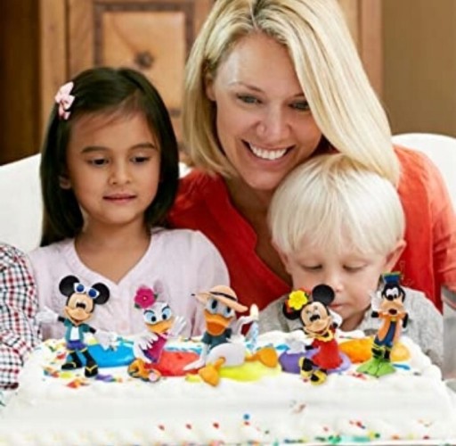 Zdjęcie oferty: Myszka Mickey Goofy Donald figurki na tort 5 sztuk