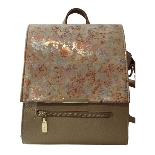 Zdjęcie oferty: Chiara Design plecak torebka miejski beżowy