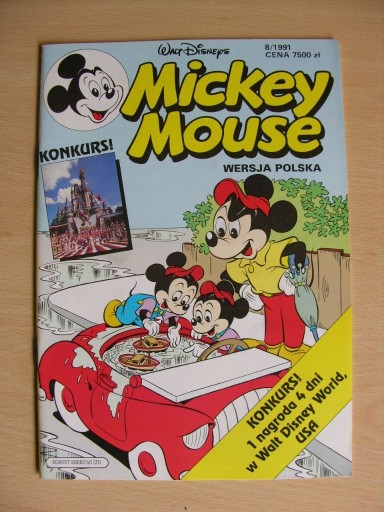 Zdjęcie oferty: Mickey Mouse 8/1991