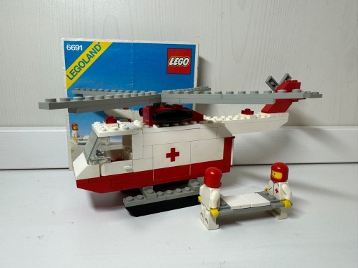 Zdjęcie oferty: LEGO classic town; zest 6691 Red Cross Helicopter