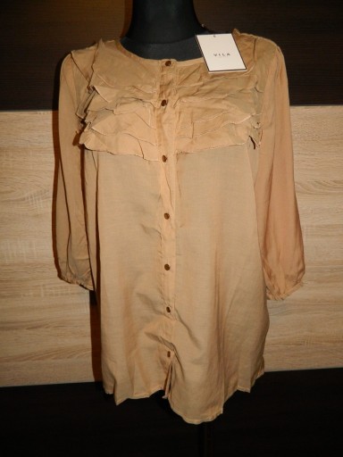 Zdjęcie oferty: VILA koszula bluzka camel roz M