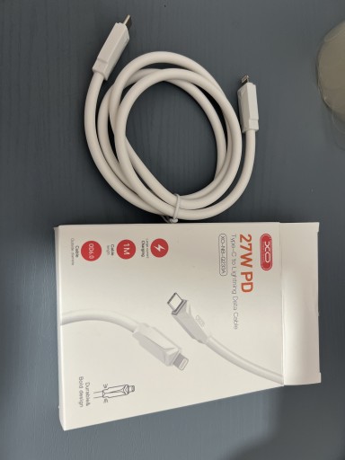 Zdjęcie oferty: Kabel USB-C do Lightning 27W XO extra wytrzymały