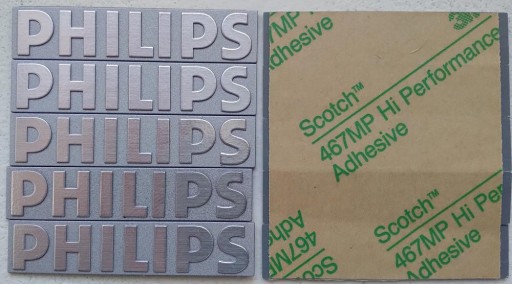 Zdjęcie oferty: Znaczek z logo PHILIPS, zestaw 11szt