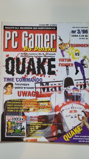 Zdjęcie oferty: PC GAMER Po polsku 03/1996 czasopismo o grach