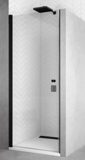 Zdjęcie oferty: Drzwi prysznicowe Sanswiss Solino black 80 cm