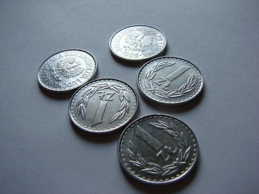 Zdjęcie oferty: 1 zł złoty 1985 komplet 5 sztuk