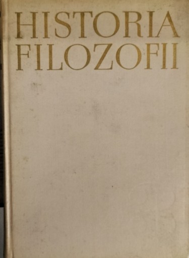 Zdjęcie oferty: Historia filozofii tom III filozofia I poł. XIX w.