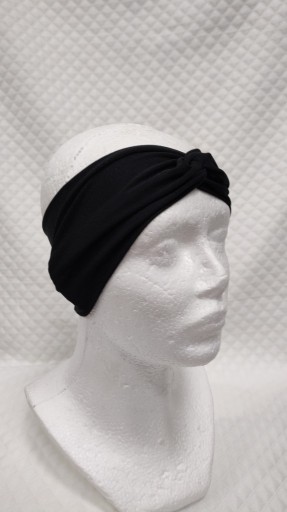 Zdjęcie oferty: Opaska do włosów na głowę turban czarna Nitchi