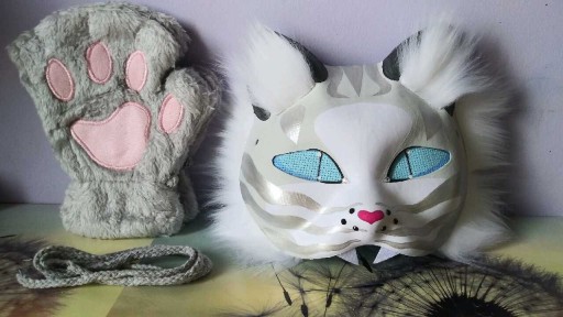 Zdjęcie oferty: Maska kota Therian furry cat mask