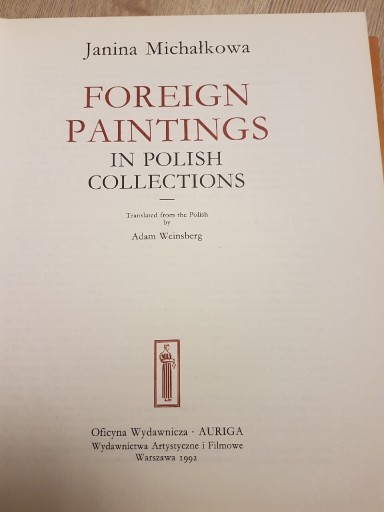 Zdjęcie oferty: Foreing paintings collection Janina Michałkowa