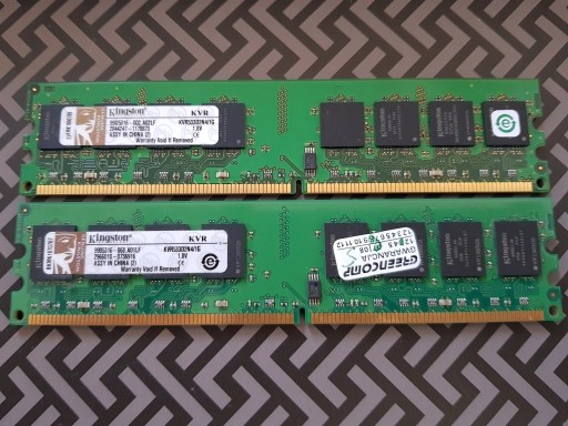 Zdjęcie oferty: Pamięć Kingston DDR2 533MHz 2 GB - Dual channel