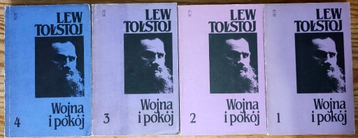 Zdjęcie oferty: Wojna i pokój cztery 4 tomy Lew Tołstoj