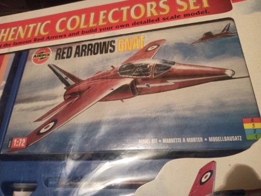 Zdjęcie oferty: Model Airfix Red arrows gnat kolekcjonerska wersja