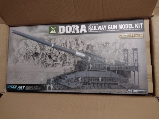 Zdjęcie oferty: DORA Railway gun model kit skala 1:35  SOAR ART