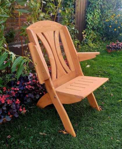 Zdjęcie oferty: Krzesło ogrodowe drewniane taras typ X lamel 5