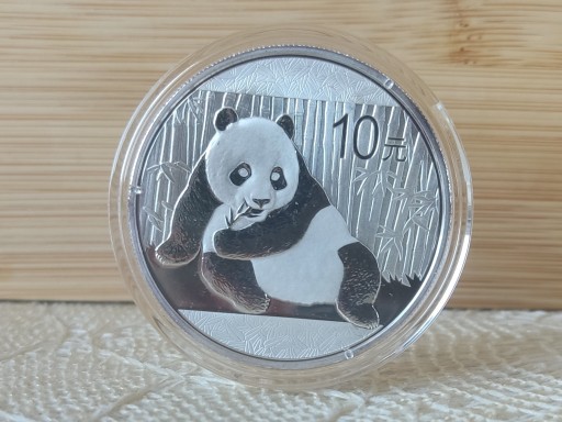 Zdjęcie oferty: Srebrna moneta Chińska Panda 2015