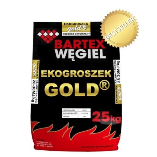 Zdjęcie oferty: Ekogroszek BARTEX GOLD kaloryczność 28-29MJ/kg 