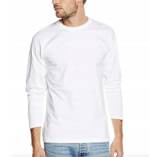 Zdjęcie oferty: T-shirt z długimi rękawami (longsleeve) biały B&C