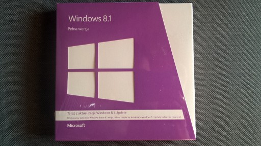 Zdjęcie oferty: Oryginalny Microsoft Windows 8.1 - NOWY! FOLIA!