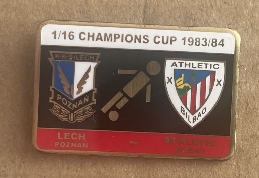 Zdjęcie oferty: Odznaka Lech Poznań  Athletic Bilbao