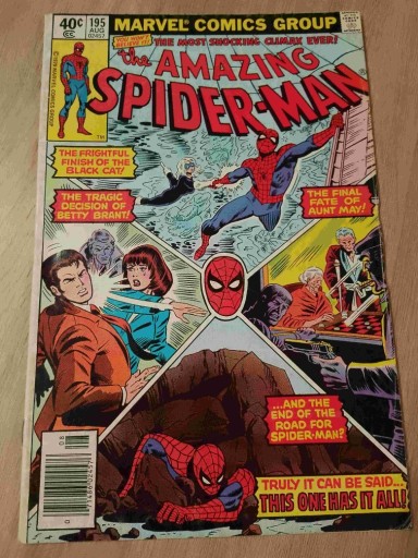 Zdjęcie oferty: Amazing Spider-Man #195 (Marvel 1979) Black Cat