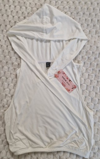 Zdjęcie oferty: Przecudna bluzka, bez ramiączek z kapturem R.XS/34