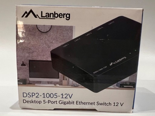Zdjęcie oferty: Switch lanberg DSP2-1005-12V czarny 5portow 