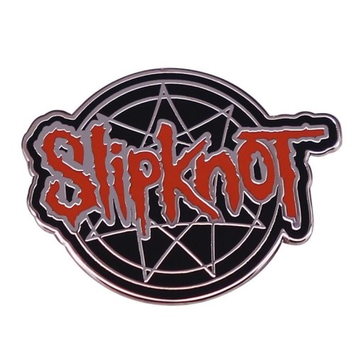 Zdjęcie oferty: pin button kolorowa przypinka metalowa Slipknot