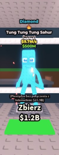 Zdjęcie oferty: Tung Tung Sahur Diamond Brainrot