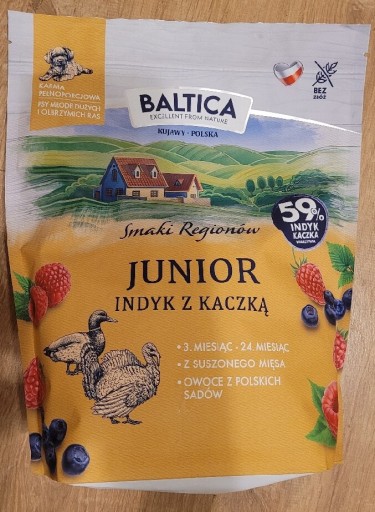Zdjęcie oferty: Karma baltica indyk-kaczka junior 1kg