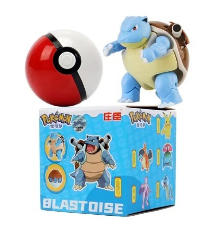 Zdjęcie oferty: Pokeball Blastoise + Składana Figurka Pokemon 3D