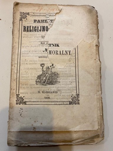 Zdjęcie oferty: Pamiętnik Religijno-Moralny, 1856