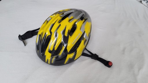 Zdjęcie oferty: Kask rowerowy UVEX Oryginał ładna kolorystyka czarno-żółto-srebrny okazja