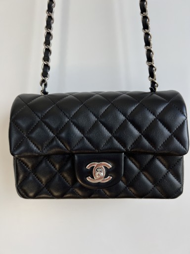 Zdjęcie oferty: Torebka Chanel Mini Czarna Lambskin SHW