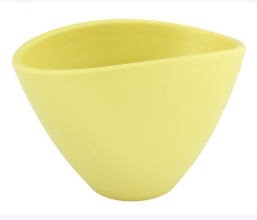 Zdjęcie oferty: Osłonka ceramiczna żółta matowa owalna