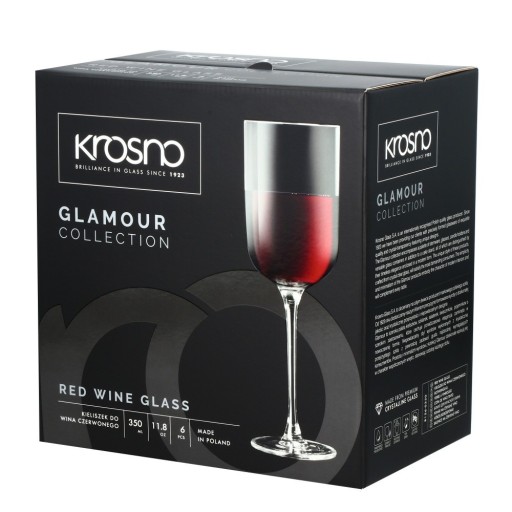 Zdjęcie oferty: Kieliszki do czerwonego wina Krosno Glass Glamour