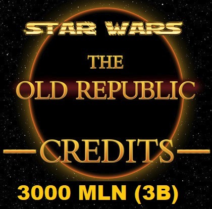 Zdjęcie oferty: STAR WARS THE OLD REPUBLIC SWTOR 3000 MLN KREDYTÓW