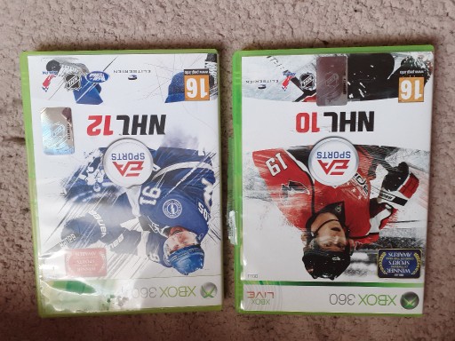 Zdjęcie oferty: XBOX 360 NHL 10 i NHL 12