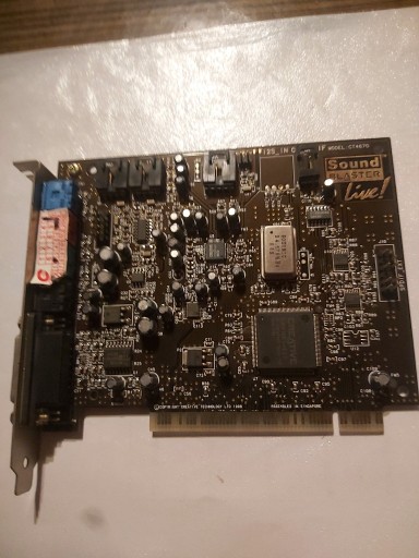 Zdjęcie oferty: Karta Sound Blaster Live Creative Model CT 4670 PCI