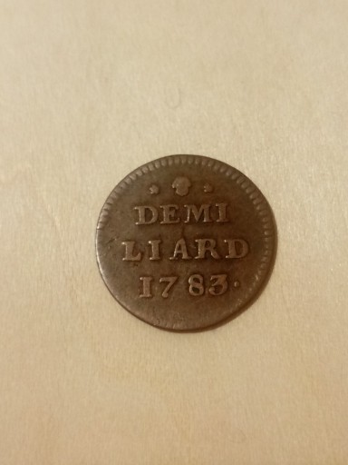 Zdjęcie oferty: Luksemburg 1/2 liarda, 1783