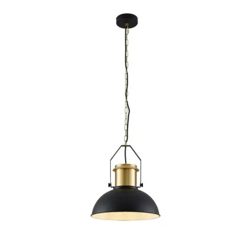 Zdjęcie oferty: Lampa wisząca mosiężna złota  z czarnym styl Loft