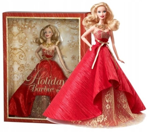 Zdjęcie oferty: Świąteczna Lalka Barbie 2014 BDH13 Mattel NOWA