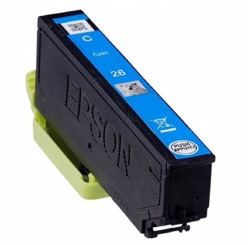 Zdjęcie oferty: Oryginalny Tusz EPSON 26 cyan C13T26124022 