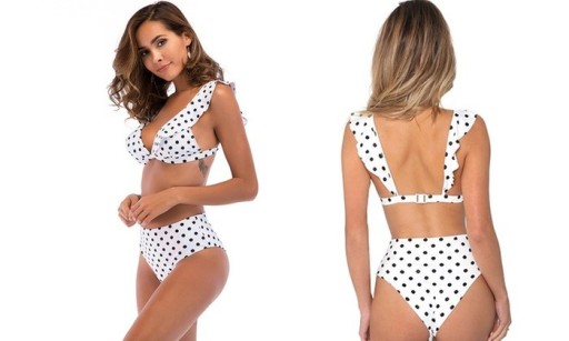 Zdjęcie oferty: Bikini strój kąpielowy roz XXL groszki