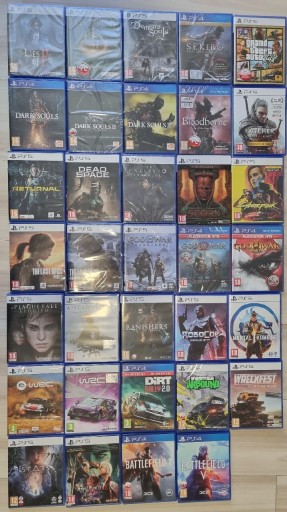 Zdjęcie oferty: Kolekcja gier PS5 i PS4 (niektóre gry są nowe)
