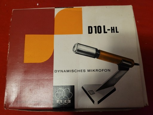 Zdjęcie oferty: Mikrofon dynamiczny AKG D10L-HL unikat vintage