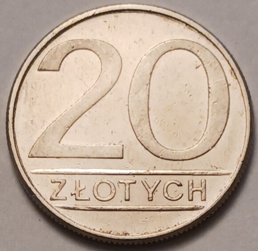 Zdjęcie oferty: 20 zł złotych 1986 r.