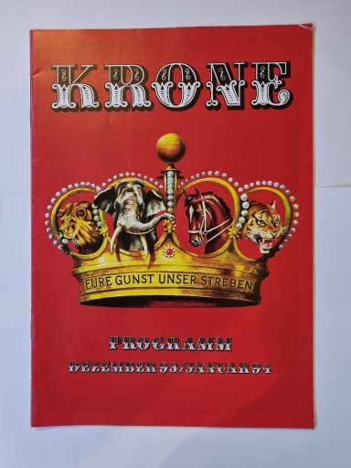 Zdjęcie oferty: Circus Krone Bau - Program 93/94