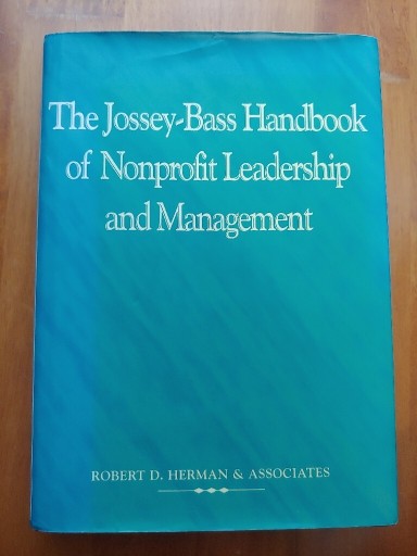 Zdjęcie oferty: The Jossey-Bass Handbook of Nonprofit Leadership